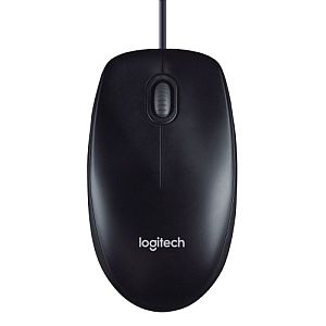 Logitech M90 Wired Mouse, USB Type-A, Optical, 1000 DPI, Black - Image 2
