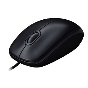 Logitech M90 Wired Mouse, USB Type-A, Optical, 1000 DPI, Black