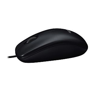 Logitech M90 Wired Mouse, USB Type-A, Optical, 1000 DPI, Black - Image 4