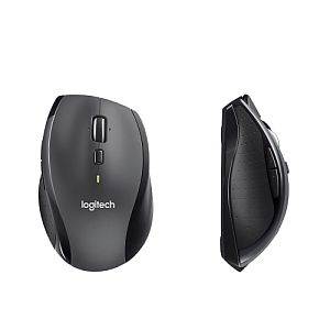Logitech Marathon M705 Wireless Mouse, RF Wireless, 1000 DPI, Charcoal - Image 2