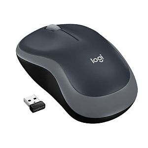 Logitech M185 Wireless Mouse, RF Wireless, 1000 DPI, Black/Grey - Image 2