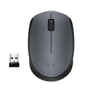 Logitech M170 Wireless Mouse, RF Wireless, 1000 DPI, Grey/Black - Image 2