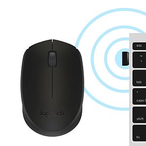 Logitech B170 Wireless Mouse, RF Wireless, Black - Image 4
