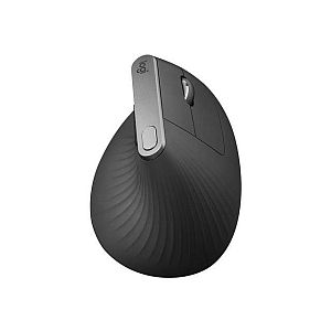 Logitech MX Vertical Ergonomic Wireless Mouse RF Wireless+Bluetooth, 4000 DPI, Graphite