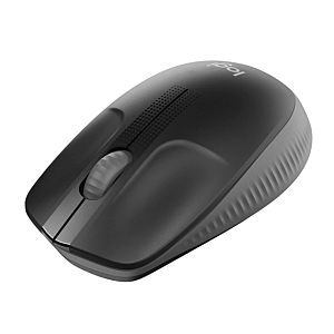 Logitech M190 Full-Size Wireless Mouse, RF Wireless, 1000 DPI, Charcoal - Image 3