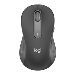 Logitech Signature M650 L Left беспроводная мышь, RF Wireless + Bluetooth, 4000 DPI, Graphite