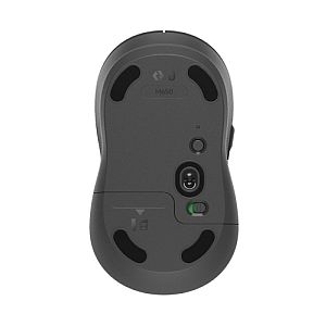 Logitech Signature M650 Wireless Mouse RF Wireless+Bluetooth Optical 4000 DPI, Graphite - Image 4
