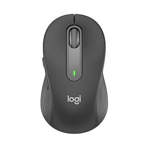 Logitech Signature M650 Wireless Mouse RF Wireless+Bluetooth Optical 4000 DPI, Graphite