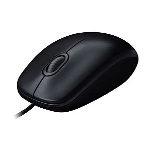 Logitech M100 Wired Mouse USB-A 1000 DPI, Black - Image 3