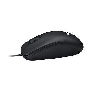 Logitech M100 Wired Mouse USB-A 1000 DPI, Black - Image 4