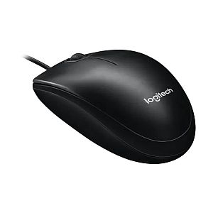 Logitech M100 Wired Mouse USB-A 1000 DPI, Black - Image 2