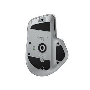 Logitech MX Master 4 Wireless Mouse RF Wireless + Bluetooth, 8000 DPI, Pale Grey - Image 3