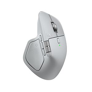 Logitech MX Master 4 Wireless Mouse RF Wireless + Bluetooth, 8000 DPI, Pale Grey - Image 2