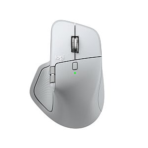 Logitech MX Master 4 for MAC Wireless Mouse RF Wireless + Bluetooth, 8000 DPI, White Silver