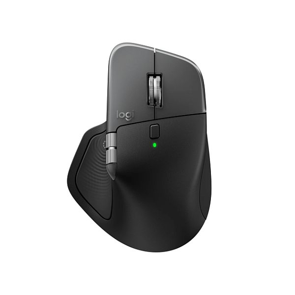 img12708 Logitech MX Master 4 for MAC Wireless Mouse RF Wireless + Bluetooth, 8000 DPI, Space Black - Image 1