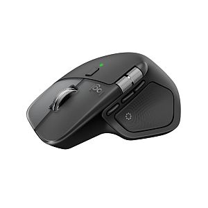 Logitech MX Master 4 for MAC Wireless Mouse RF Wireless + Bluetooth, 8000 DPI, Space Black - Image 4