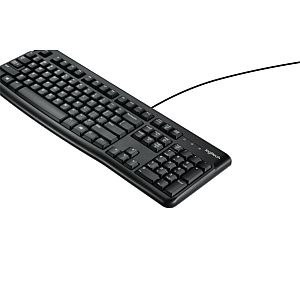 Logitech K120 Wired Keyboard USB-A US Int, Black - Image 2