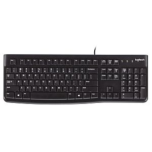 Logitech K120 Wired Keyboard USB-A US Int, Black - Image 4