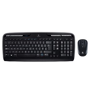 Logitech MK330 Combo Wireless Keyboard + Mouse, US INT, Black
