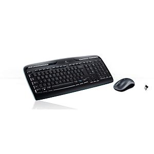 Logitech MK330 Combo Wireless Keyboard + Mouse, US INT, Black - Image 2