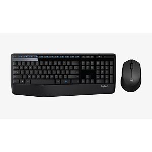 Logitech MK345 Combo Wireless Keyboard + Mouse, US, Black