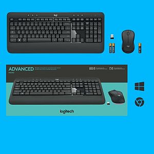 Logitech MK540 Advanced Combo Wireless Keyboard + Mouse, US, Black - Image 4