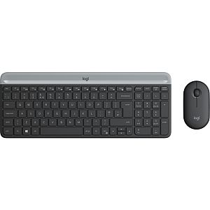 Logitech MK470 Slim Combo Wireless Keyboard + Mouse, US, Graphite