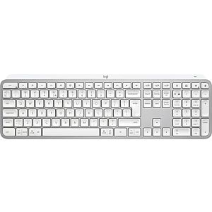 Logitech MX Keys S Wireless Keyboard, RF Wireless+Bluetooth, Illuminated, US Int, Pale Grey