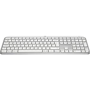 Logitech MX Keys S Wireless Keyboard, RF Wireless+Bluetooth, Illuminated, US Int, Pale Grey - Image 2