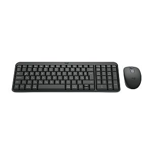 Logitech MK250 Compact Combo Wireless Keyboard + Mouse, Bluetooth, US Int, Graphite - Image 3