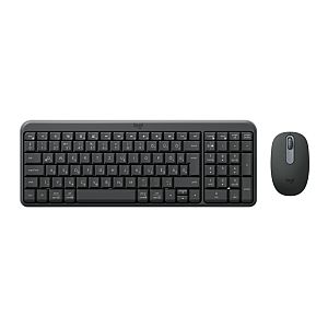 Logitech MK250 Compact Combo Wireless Keyboard + Mouse, Bluetooth, US Int, Graphite