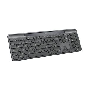 Logitech Signature Slim Solar+ K980 for Business Wireless Keyboard, RF+Bluetooth, US Int, Graphite - Image 2