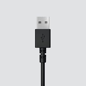 Logitech H390 USB Wired Headset, USB Type-A, Black - Image 4