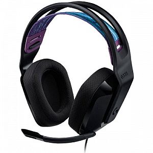Logitech G335 Wired Gaming Headset, 3.5 mm jack, Black