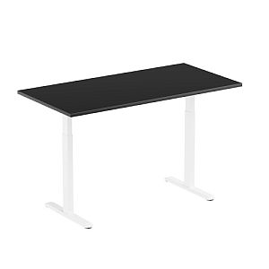 Adjustable Height Table Up Up Bjorn White, Table top M Black
