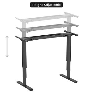 Adjustable Height Table Frame Up Up Bjorn II, Black - Image 4