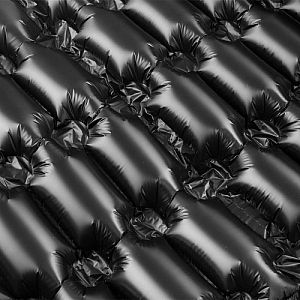 Bublaki B4025 Air film roll, four rows 40 x 25 cm, 300 m, Black - Image 4
