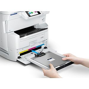 Epson WorkForce Pro EM-C8100RDWF Printer Inkjet Colour MFP A3 25 ppm USB Wi-Fi Ethernet LAN - Image 3