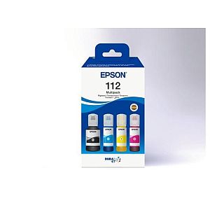 Epson 112 EcoTank (C13T06C64A) Ink Refill Bottles Multipack, C/M/Y/BK - Image 3