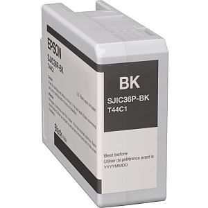 Epson SJIC36P(K) (C13T44C140) Ink Cartridge, Black