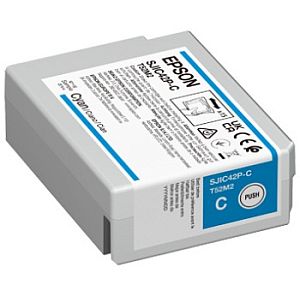 Epson SJIC42P-C (C13T52M240) Ink Cartridge, Cyan - Image 2
