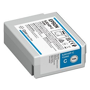 Epson SJIC42P-C (C13T52M240) Ink Cartridge, Cyan