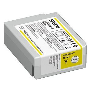 Epson SJIC42P-Y (C13T52M440) Ink Cartridge, Yellow - Image 3