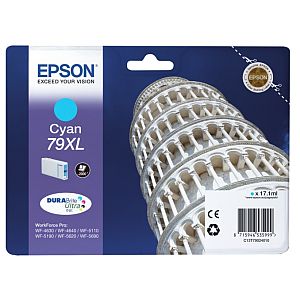 Epson 79XL (C13T79024010) Ink Cartridge, Cyan