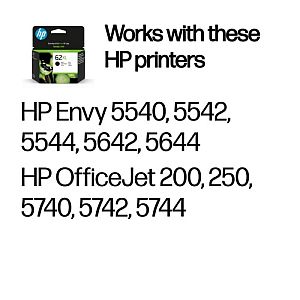 HP 62XL (C2P05AE) Ink Cartridge, Black - Image 2