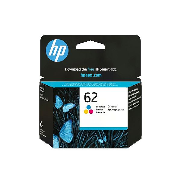 img180843 HP 62 Tri-color (C2P06AE) Ink Cartridge, CMY - Image 1