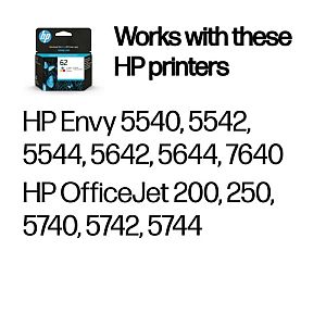 HP 62 Tri-color (C2P06AE) Ink Cartridge, CMY - Image 3
