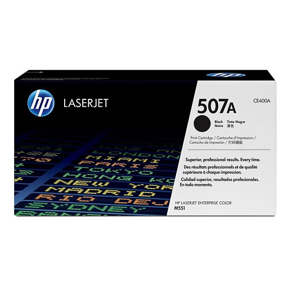 img534236 HP 507A (CE400A) Toner Cartridge, Black - Image 1