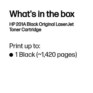 HP 201A (CF400A) Toner Cartridge, Black - Image 4