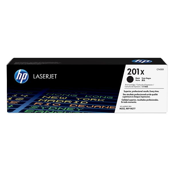 img394898 HP 201X (CF400X) Toner Cartridge, Black - Image 1
